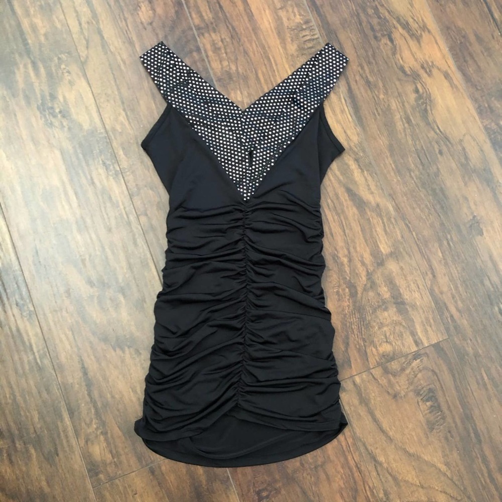 Wet Seal Sequin Ruched Bodycon Mini Dress XS Homecoming